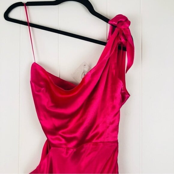 Bardot Womens Dress Audrey One Shoulder Size 10 - Picture 7 of 11